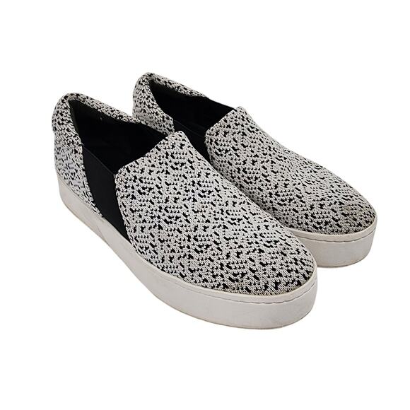 Vince Women's Warren Tweed Trainers Platform Slip On Sneakers Size 7.5 - Picture 1 of 6